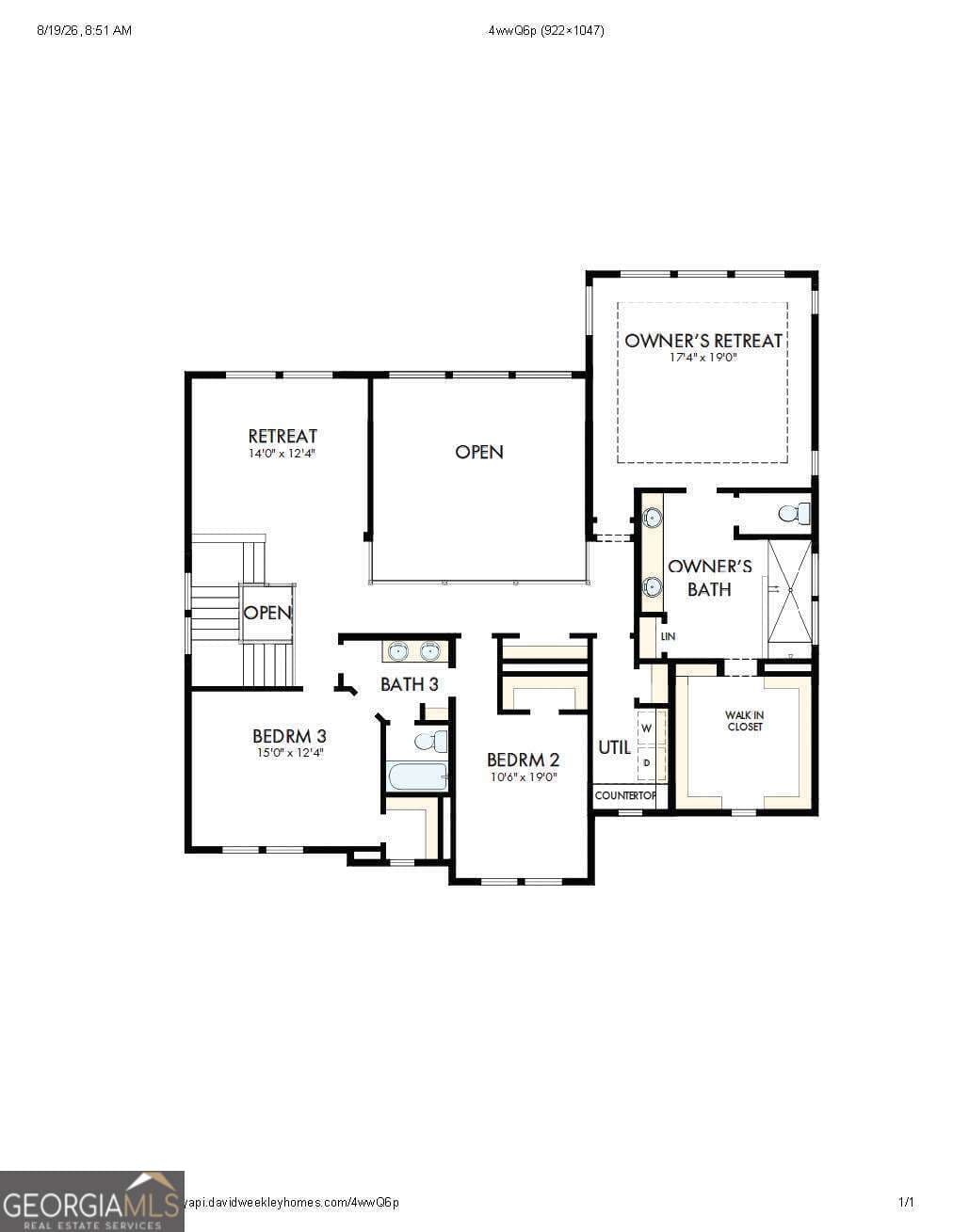 4 bedroom, 3.5 bathroom, 3,532 sq ft single family residence for sale at 308 Beebalm Street, Woodstock, GA 30188 — photo 4