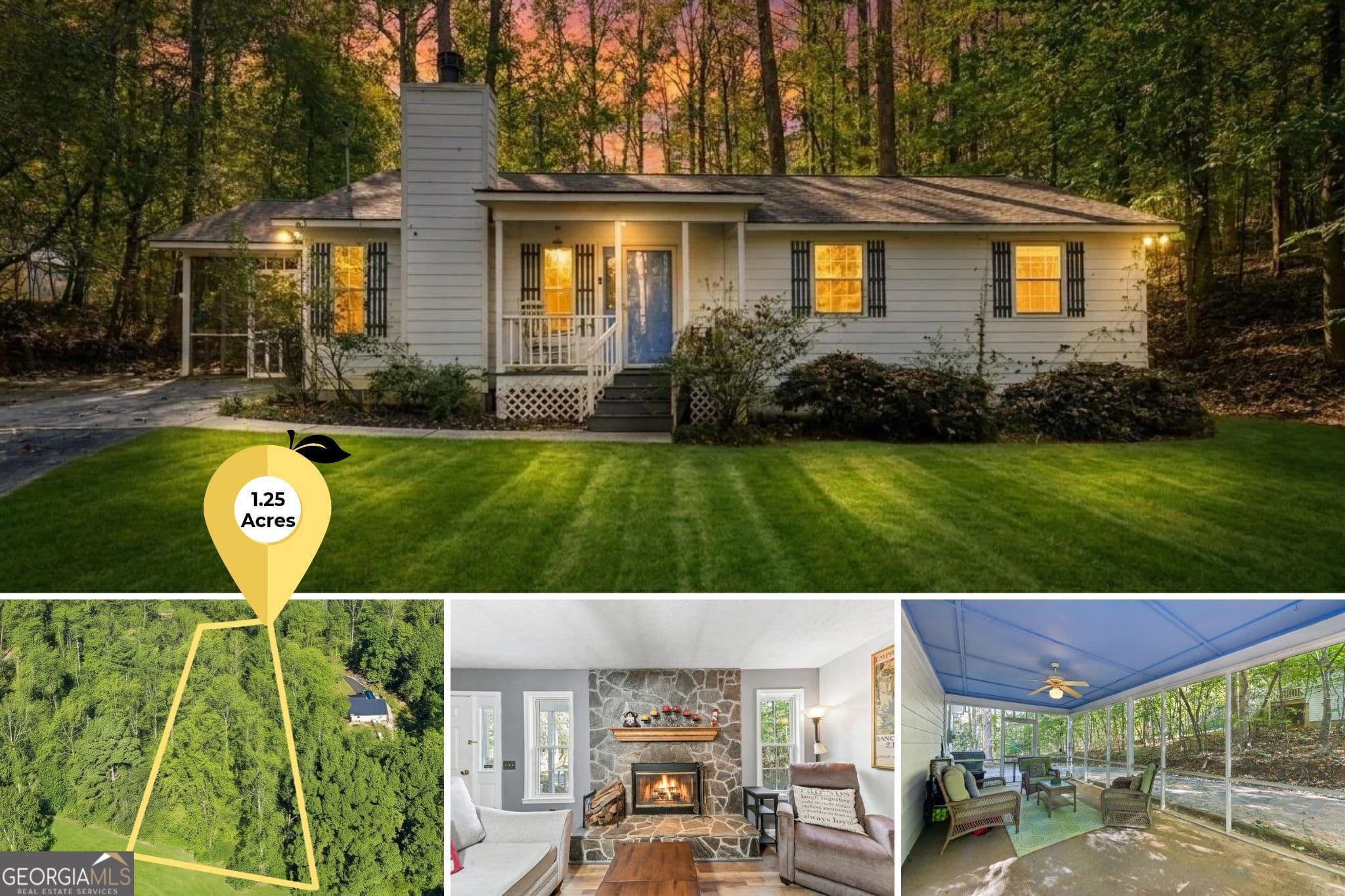 3 bedroom, 2 bathroom, 1,295 sq ft single family residence for sale at 674 Gold Ridge Road, Dahlonega, GA 30533