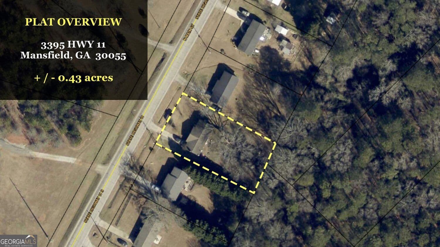 3 bedroom, 2 bathroom, 1,375 sq ft single family residence for sale at 3395 Highway 11,S, Mansfield, GA 30055 — photo 2