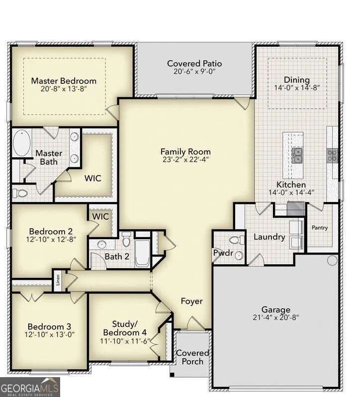 4 bedroom, 2.5 bathroom single family residence for sale at 0 Wisteria Lane, Williamson, GA 30292