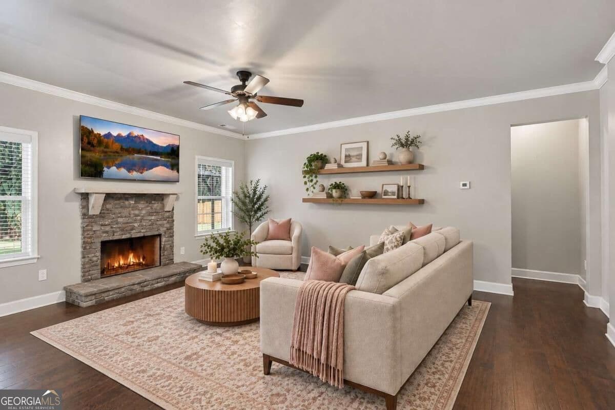 5 bedroom, 4 bathroom, 2,323 sq ft single family residence for sale at 1200 Chapman Grove Lane, Monroe, GA 30656 — photo 7