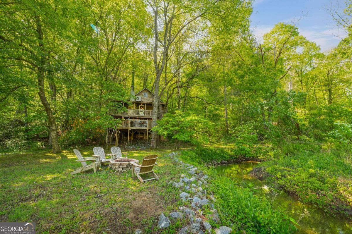 2 bedroom, 1.5 bathroom, 720 sq ft cabin,single family residence for sale at 459 Mill Stone Mountain Lane, Blue Ridge, GA 30513 — photo 4