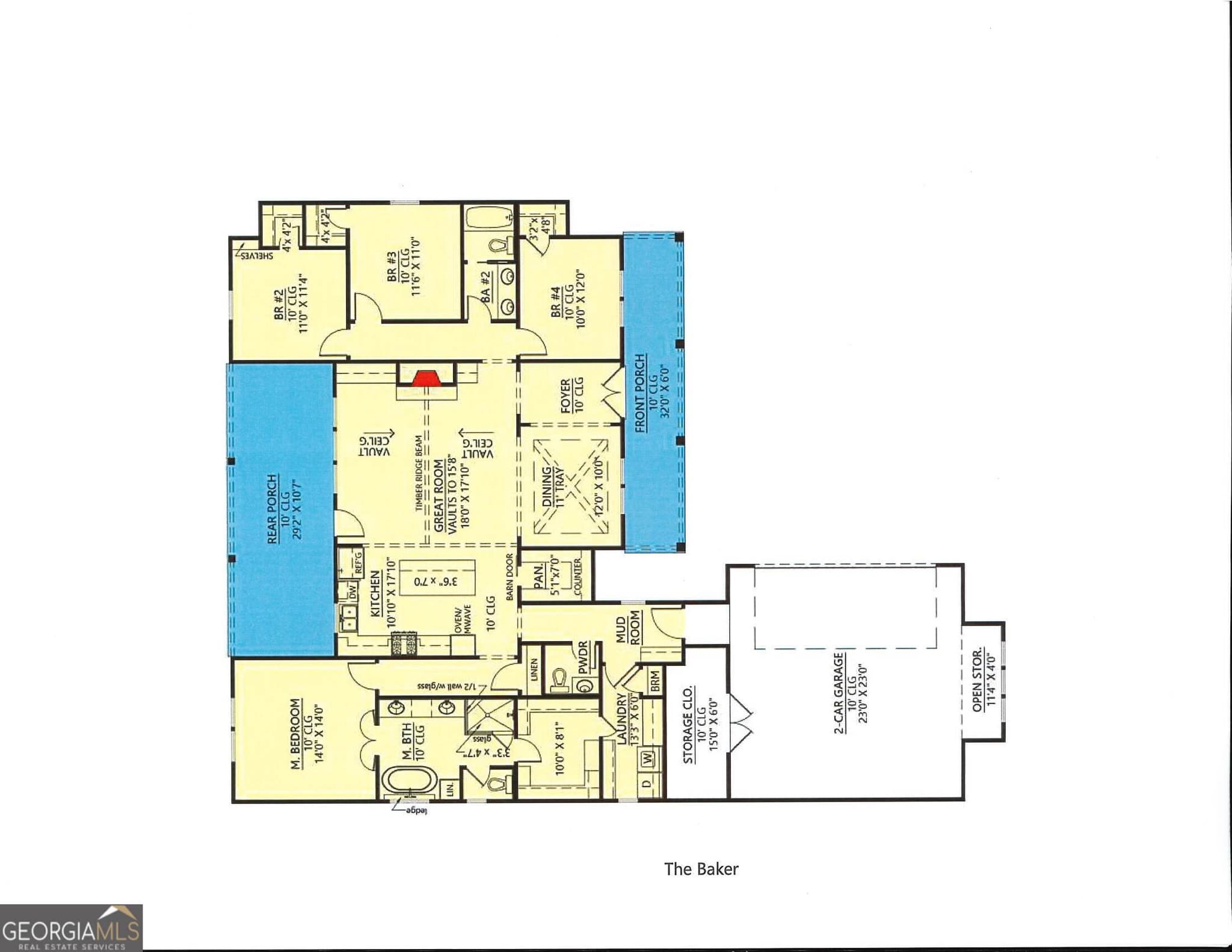 4 bedroom, 2.5 bathroom, 2,098 sq ft single family residence for sale at LOT 2 Drifting Oaks Place, Hartwell, GA 30643 — photo 2