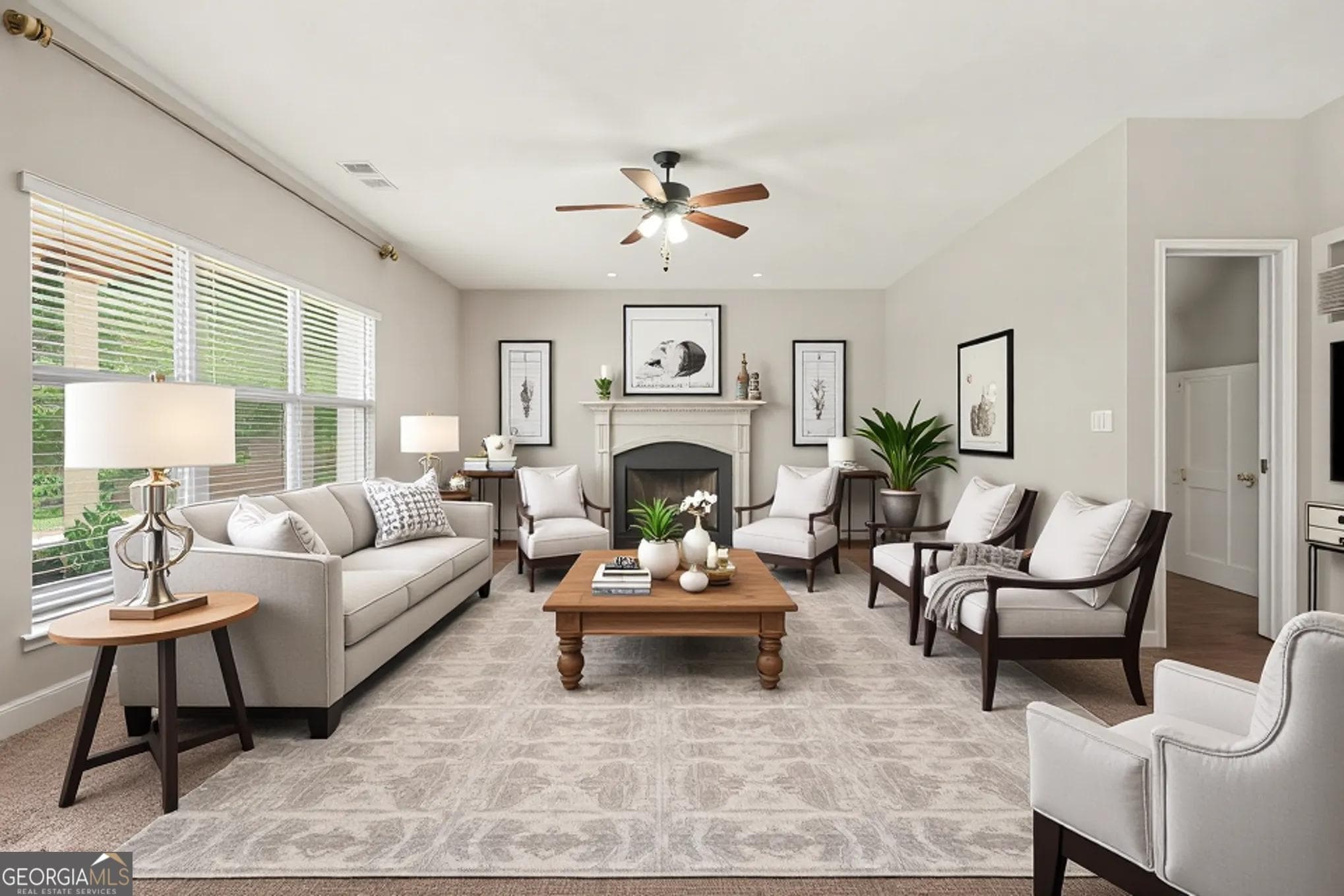 4 bedroom, 2.5 bathroom, 2,393 sq ft single family residence for sale at 611 Little Bluestem Trail, Hoschton, GA 30548 — photo 2