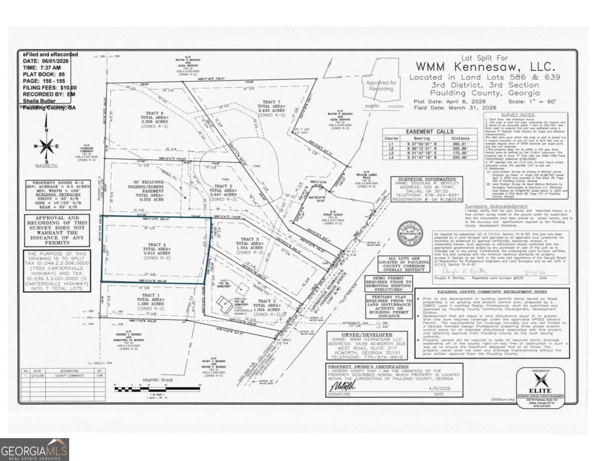 residential lot for sale at 7401 CARTERSVILLE Highway, Dallas, GA 30132 — photo 7