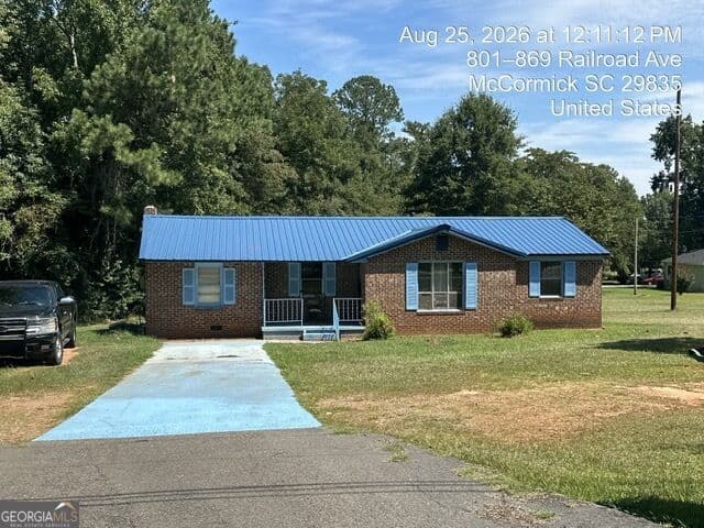 806 Railroad Avenue, Mccormick, SC 29835 — most recent listing photo