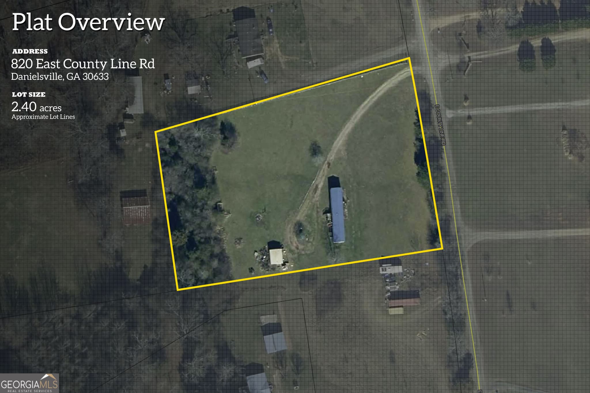 3 bedroom, 2 bathroom, 1,216 sq ft single family residence for sale at 820 E County Line Road, Danielsville, GA 30633 — photo 2