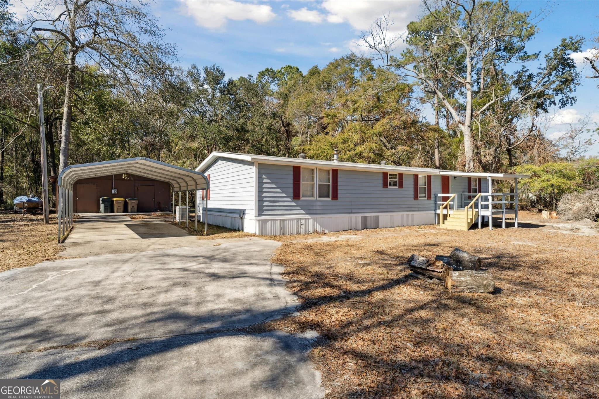 3 bedroom, 2 bathroom, 1,568 sq ft manufactured home,mobile home sold at 1224 Homestead Drive, Ellabell, GA 31308