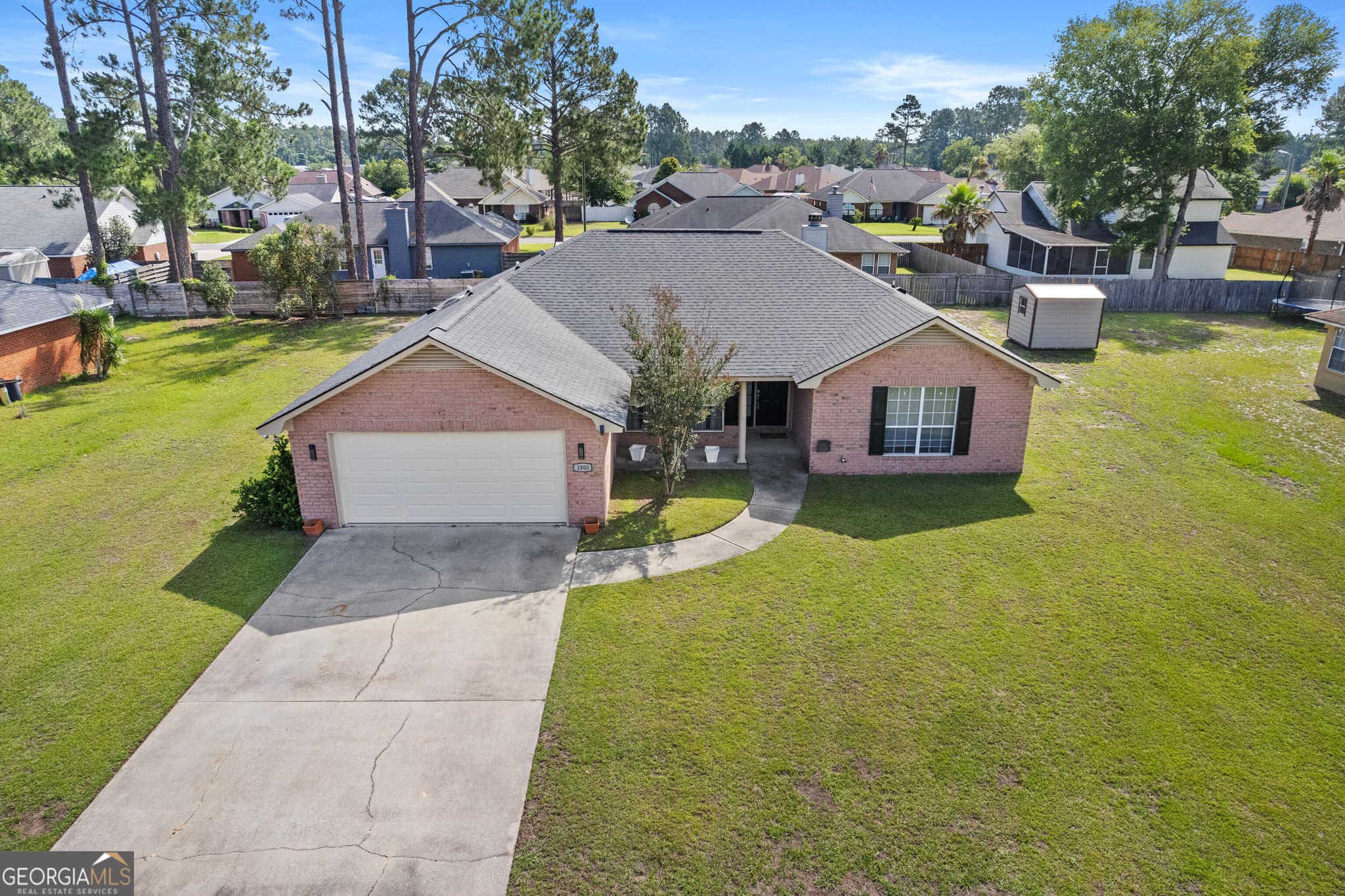 4 bedroom, 2 bathroom, 2,030 sq ft single family residence for sale at 1805 Blair Court, Hinesville, GA 31313 — photo 1 of 28