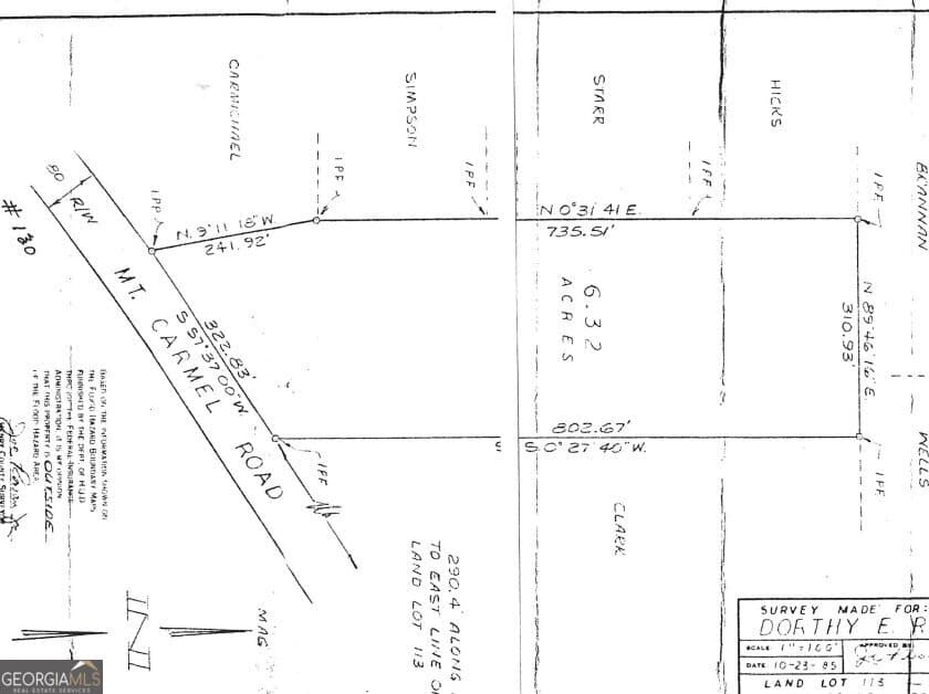 unimproved land for sale at 130 Mount Carmel Road, Mcdonough, GA 30253 — photo 5
