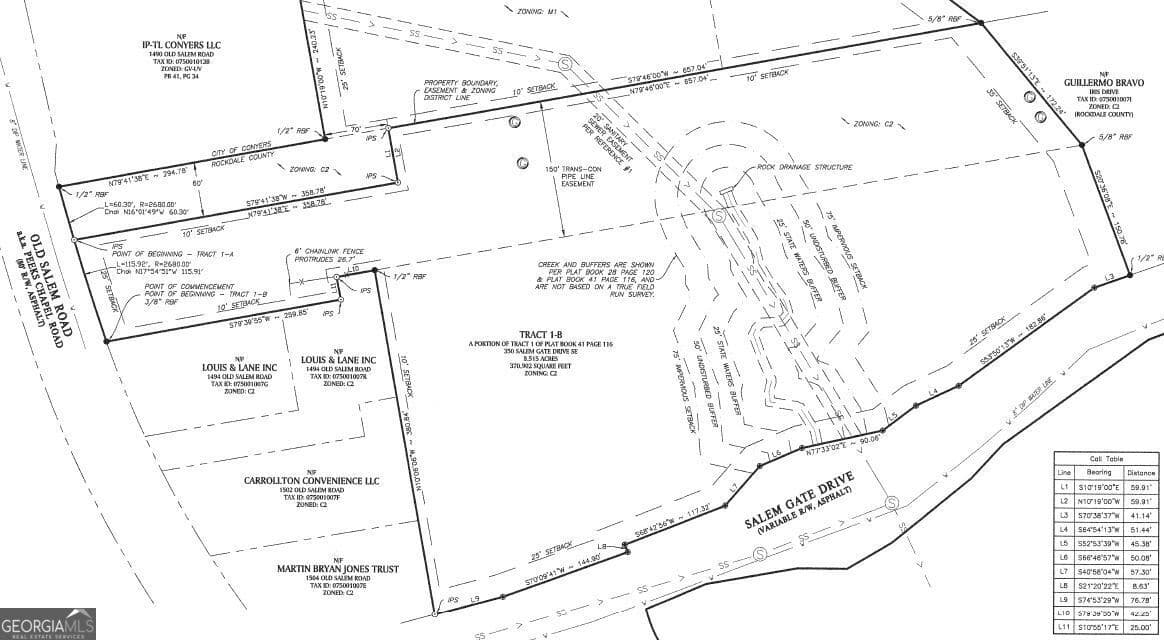 unimproved land for sale at 350 Salem Gate Drive, Conyers, GA 30013 — photo 3