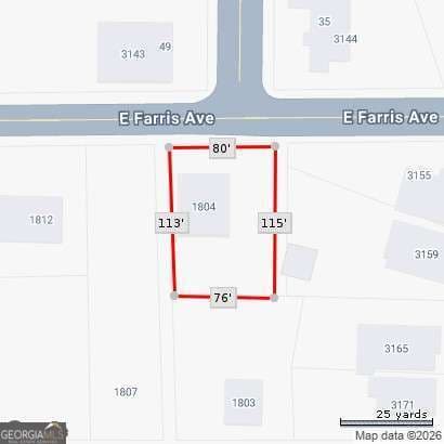 residential lot for sale at 1804 E Farris Avenue, East Point, GA 30344 — photo 1 of 2