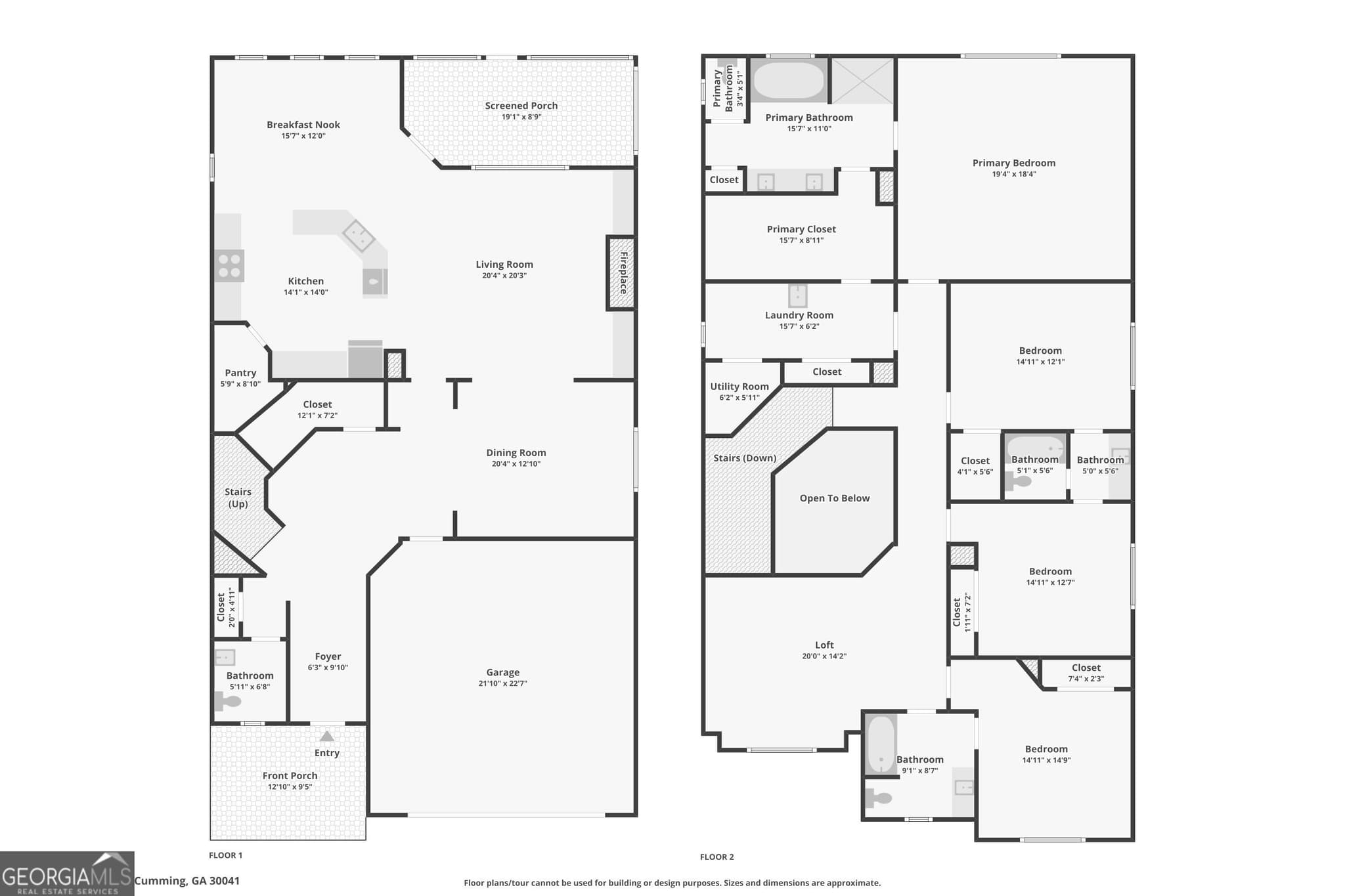 4 bedroom, 3.5 bathroom, 3,227 sq ft single family residence for sale at 8225 Majors Glen Court, Cumming, GA 30041 — photo 7