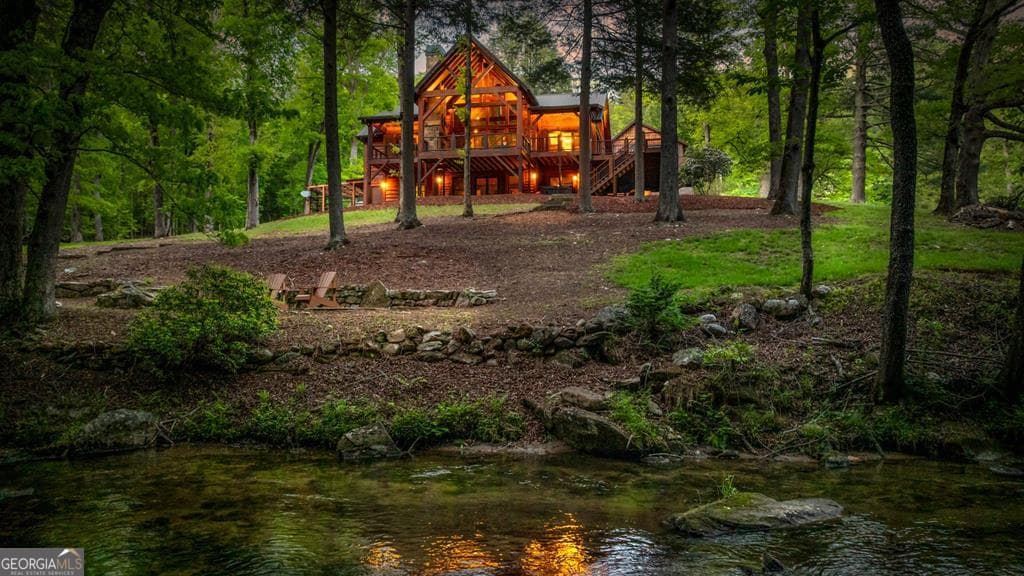 5 bedroom, 5 bathroom, 4,950 sq ft cabin,single family residence for sale at 2100 Big Creek Road, Cherry Log, GA 30522 — photo 2