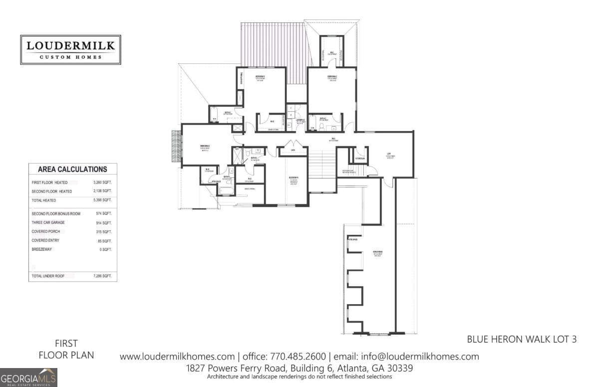 5 bedroom, 5.5 bathroom, 5,398 sq ft single family residence for sale at 478 Emily Reed Ln. Lot#3, Atlanta, GA 30342 — photo 8