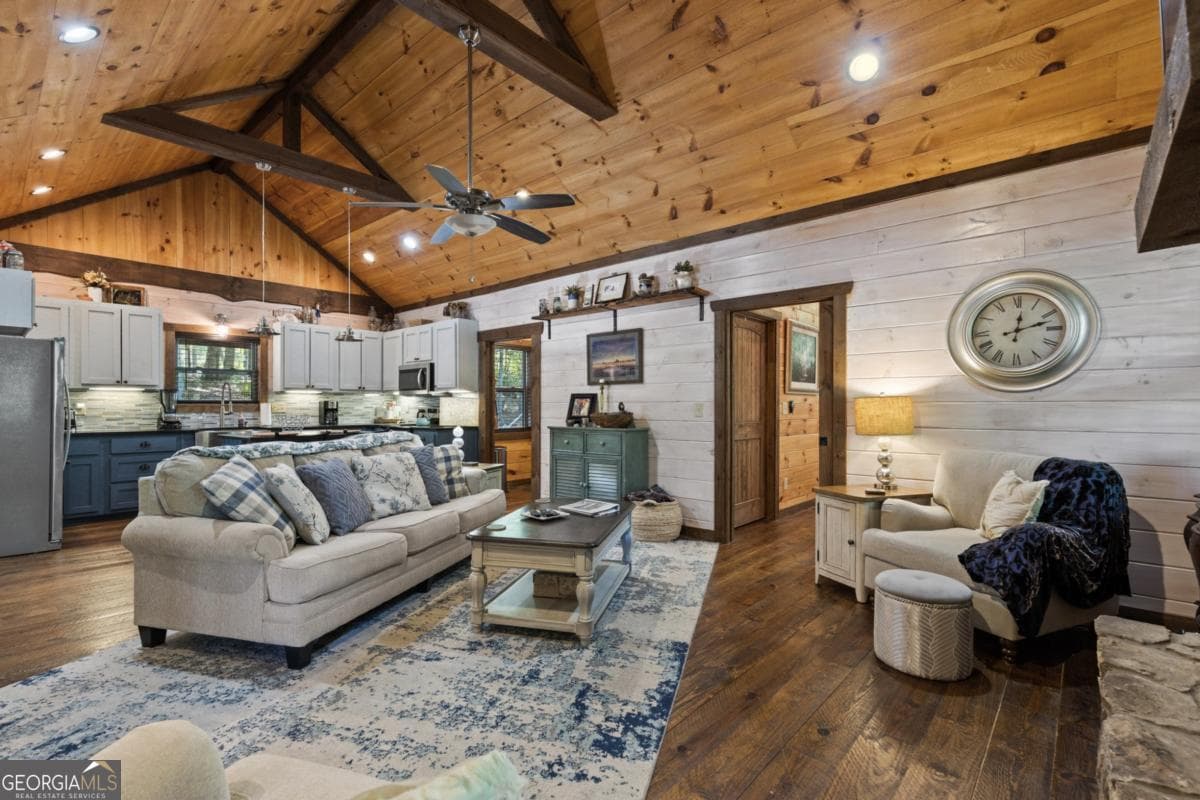 2 bedroom, 2 bathroom, 1,164 sq ft cabin,single family residence for sale at 206 Winding Brook Trail, Morganton, GA 30560 — photo 10