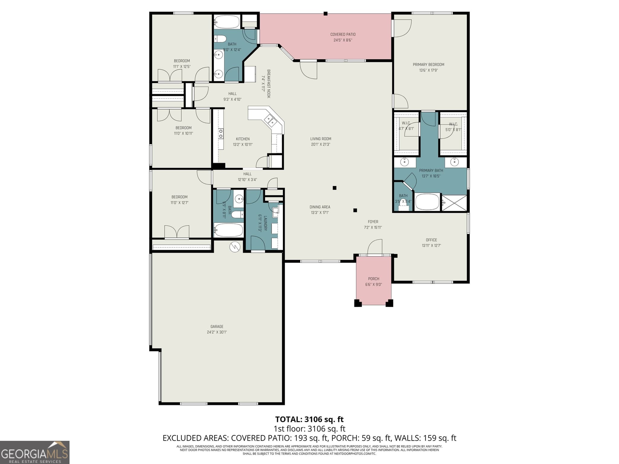 4 bedroom, 3 bathroom, 2,571 sq ft single family residence for sale at 1024 Yorkshire Drive, Griffin, GA 30223 — photo 4