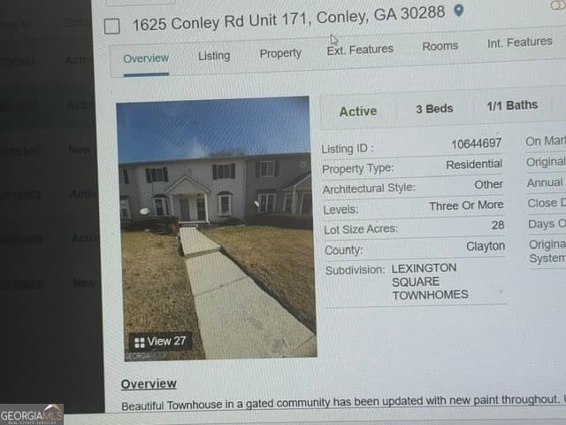 3 bedroom, 1.5 bathroom townhouse for sale at 1625 Conley Road 38, Conley, GA 30288 — photo 3