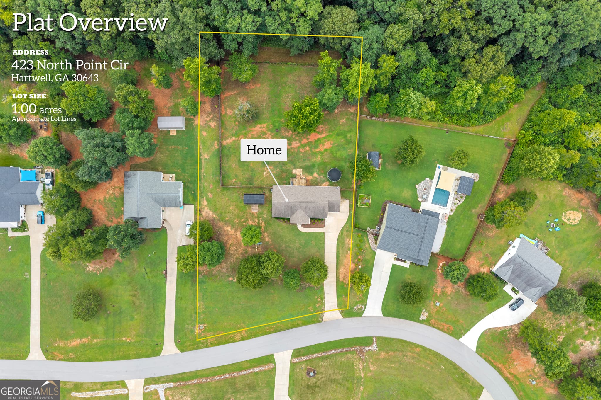 3 bedroom, 2 bathroom, 1,456 sq ft single family residence for sale at 423 N Point Circle, Hartwell, GA 30643 — photo 3