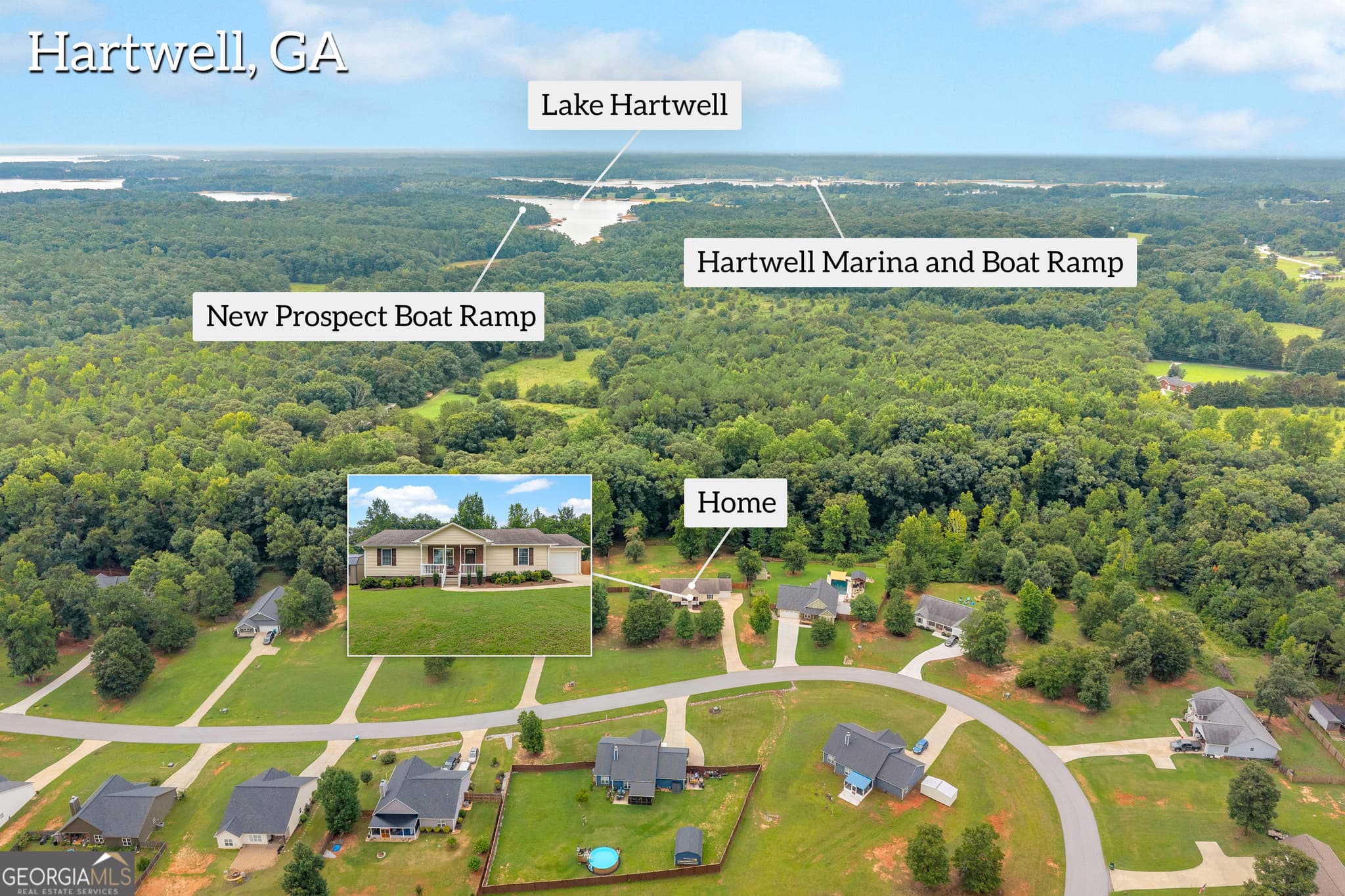 3 bedroom, 2 bathroom, 1,456 sq ft single family residence for sale at 423 N Point Circle, Hartwell, GA 30643 — photo 4