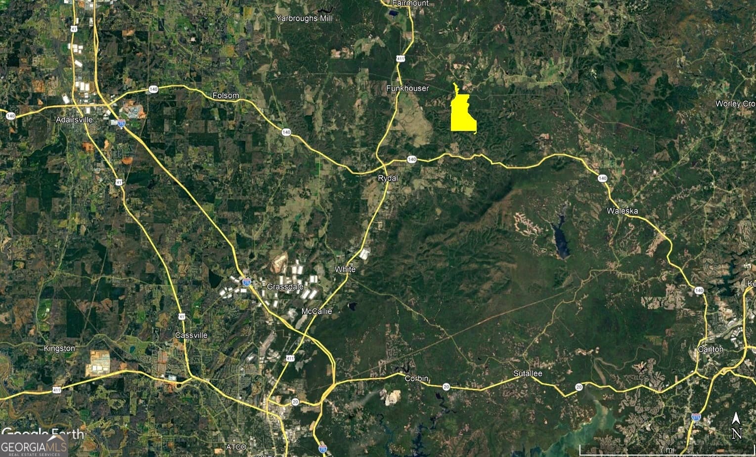 unimproved land for sale at 0 Johnson Mountain Road 7402, Rydal, GA 30171 — photo 1 of 46