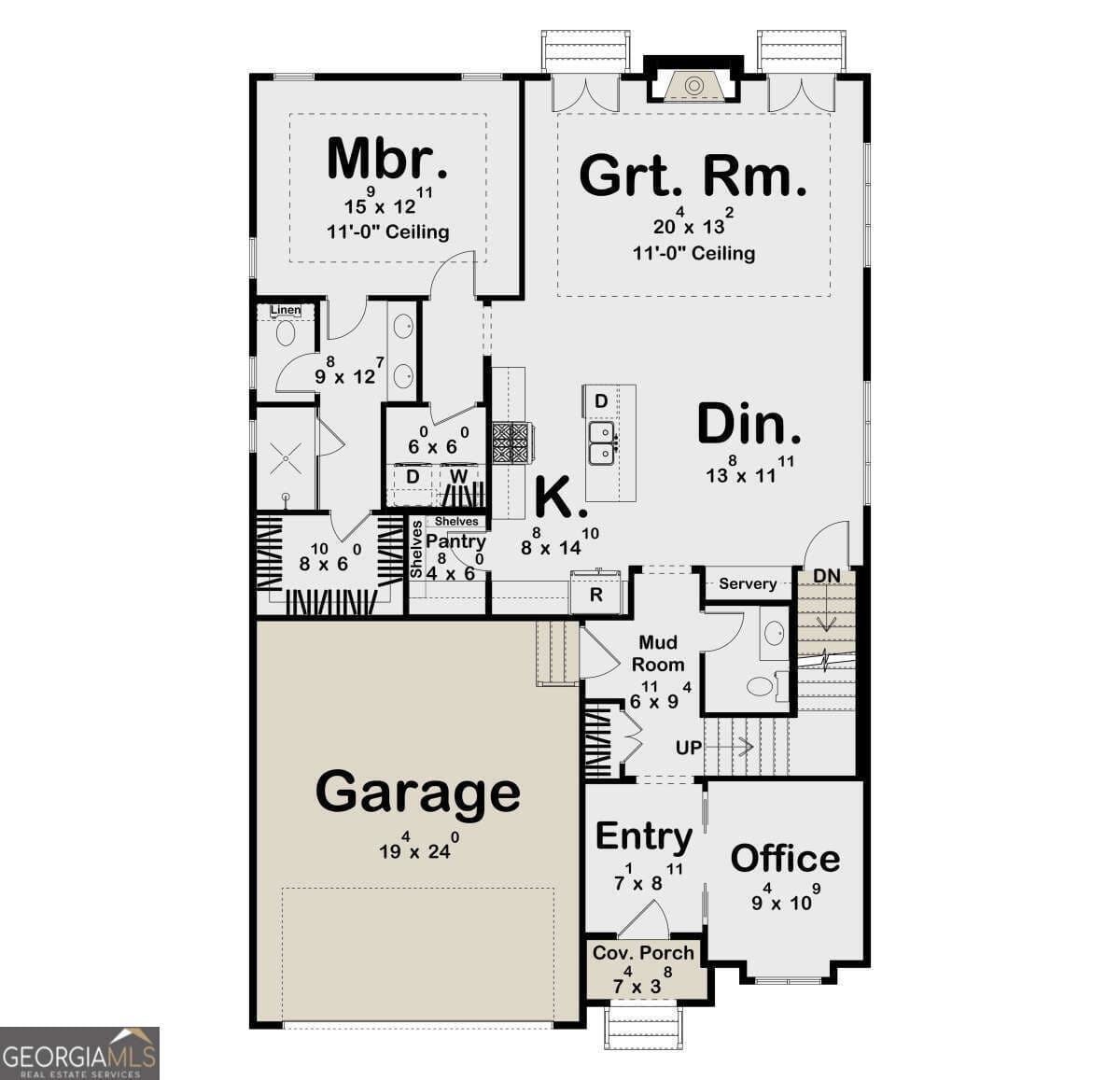 5 bedroom, 3.5 bathroom, 3,398 sq ft single family residence for sale at J35 Bentgrass, Clayton, GA 30525 — photo 7