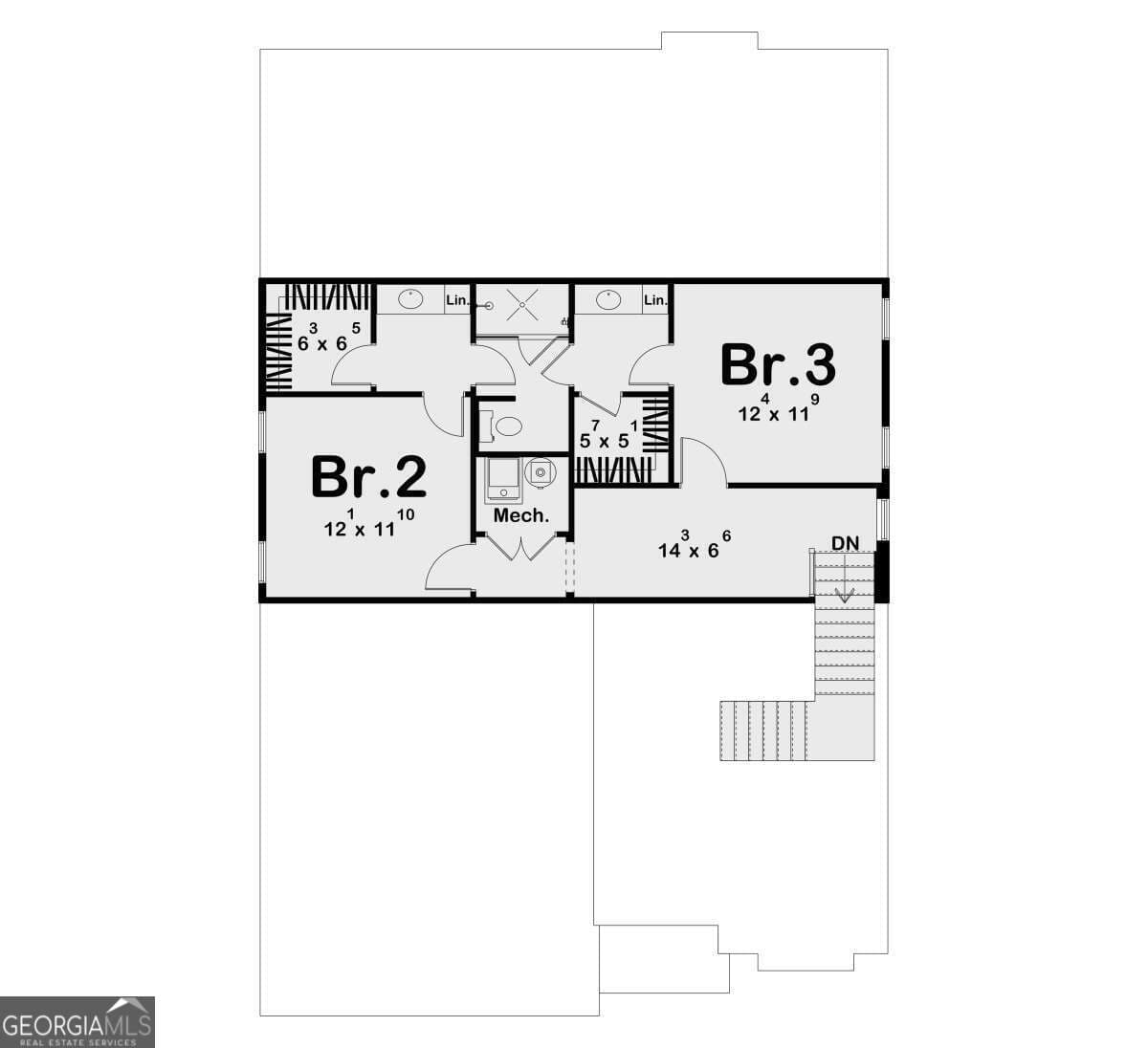 5 bedroom, 3.5 bathroom, 3,398 sq ft single family residence for sale at J35 Bentgrass, Clayton, GA 30525 — photo 9