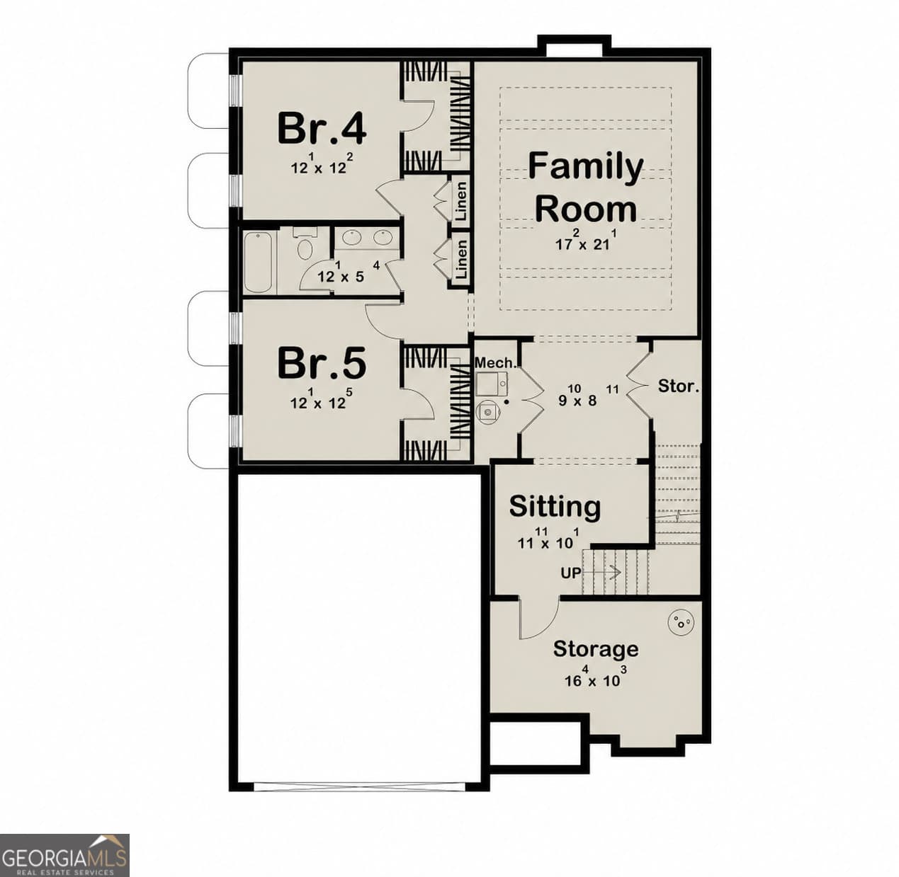 5 bedroom, 3.5 bathroom, 3,398 sq ft single family residence for sale at J35 Bentgrass, Clayton, GA 30525 — photo 8