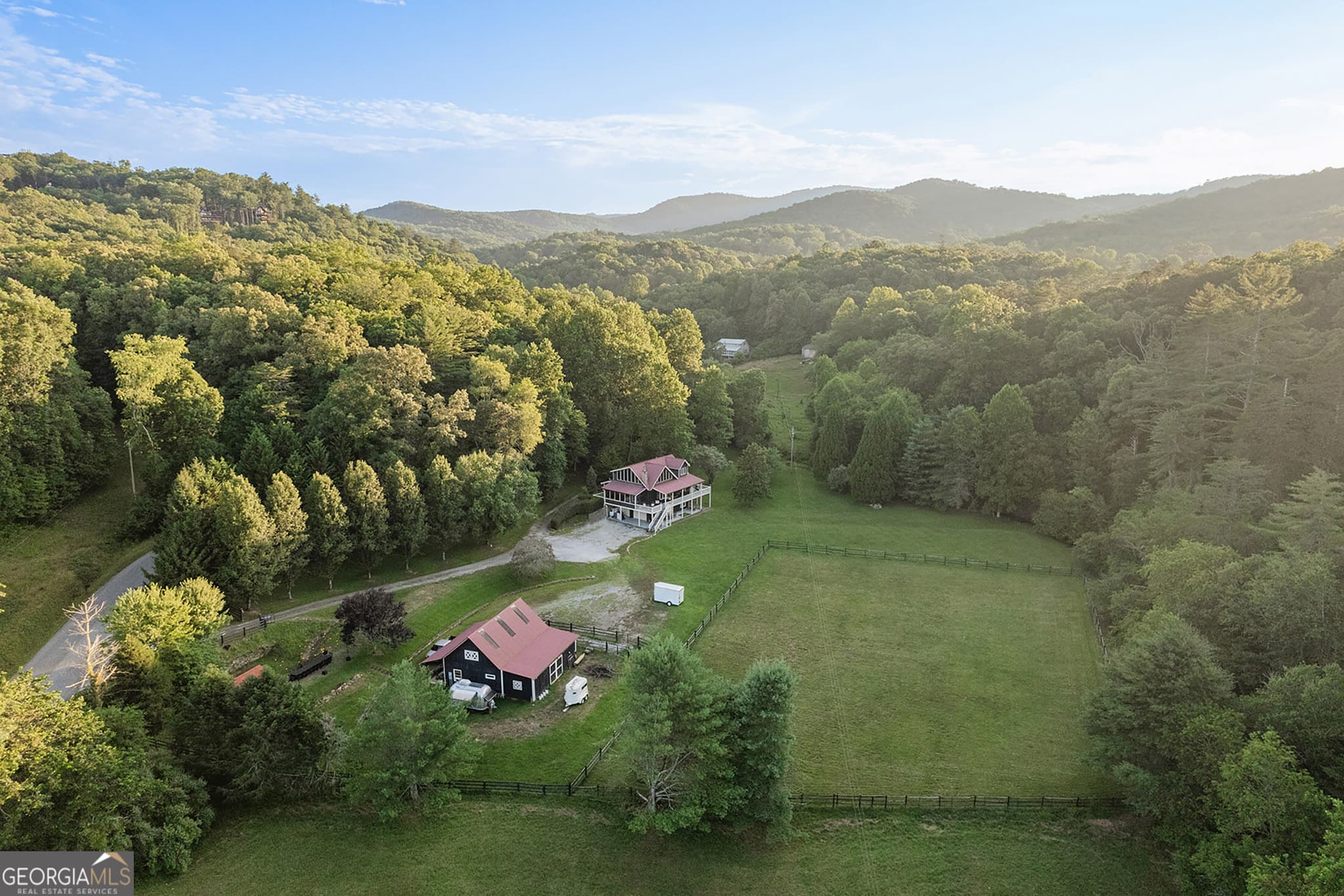 3 bedroom, 3.5 bathroom, 3,120 sq ft cabin,single family residence for sale at 328 Black Ankle Creek Road, Cherry Log, GA 30522