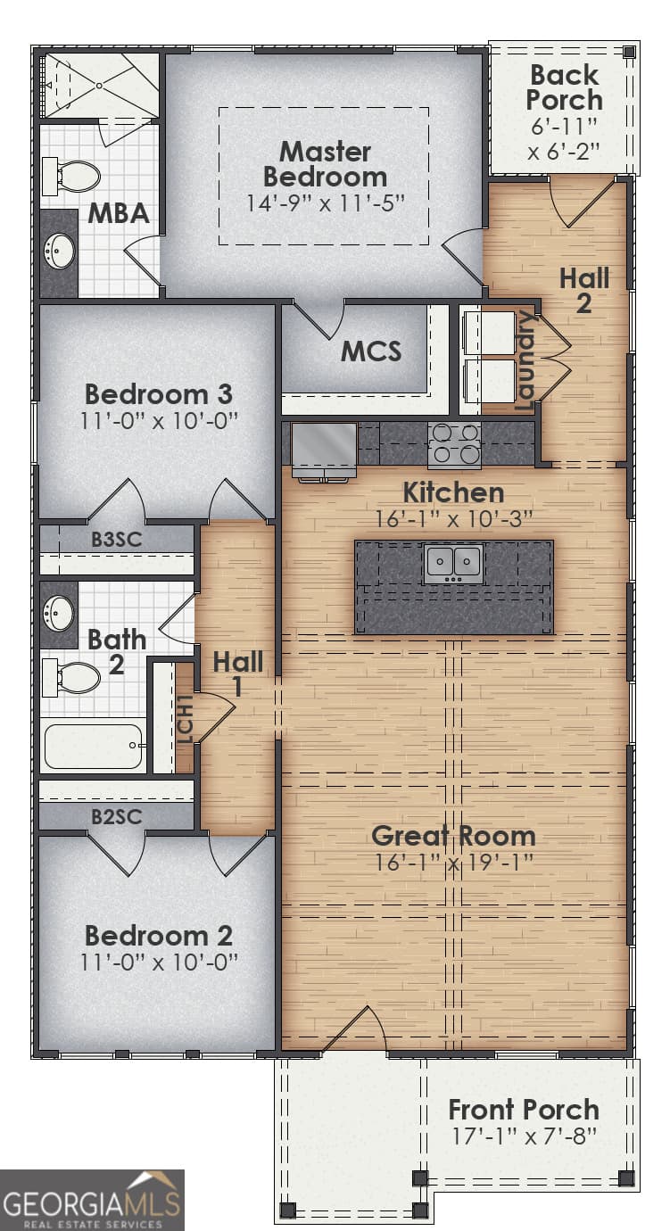 3 bedroom, 2 bathroom, 1,297 sq ft single family residence for sale at 22 Rivers Edge Lane, Franklin, GA 30217 — photo 2