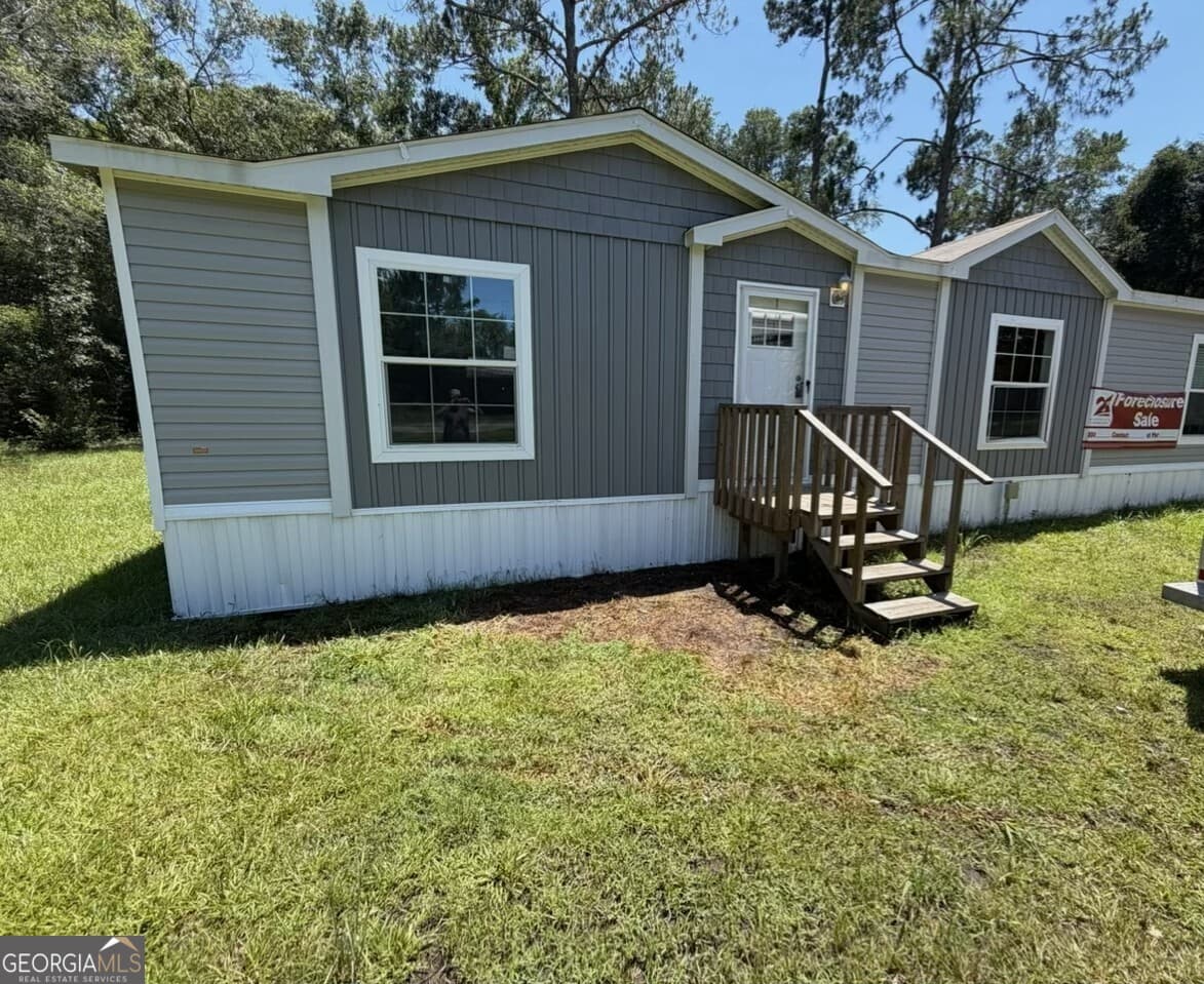 3 bedroom, 2 bathroom, 1,680 sq ft manufactured home,single family residence sold at 370 Railroad, Berlin, GA 31722