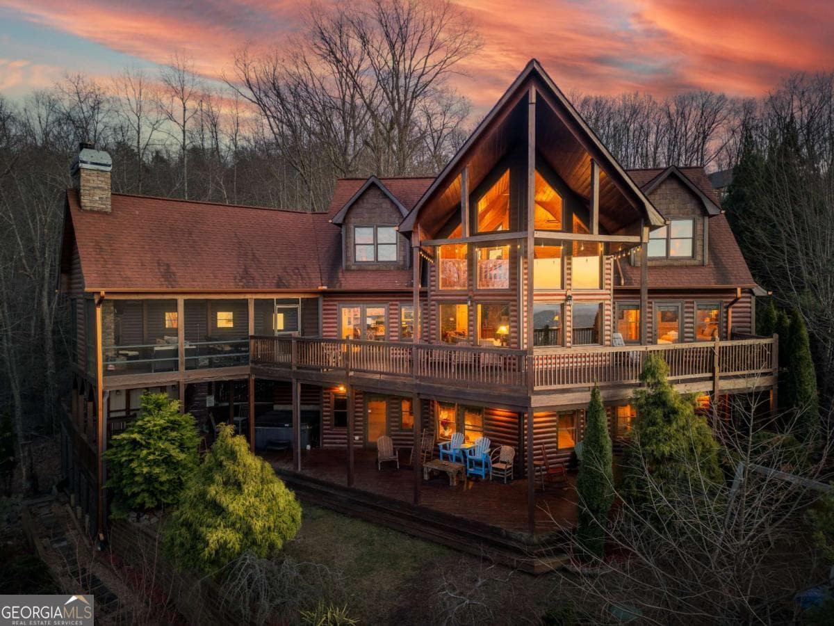 5 bedroom, 3.5 bathroom, 4,120 sq ft cabin,single family residence for sale at 1359 Mountain High Drive, Mineral Bluff, GA 30559 — photo 2