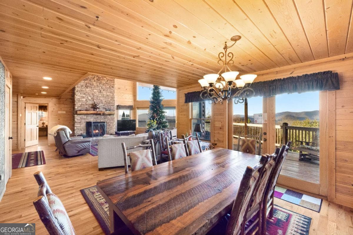 5 bedroom, 3.5 bathroom, 4,120 sq ft cabin,single family residence for sale at 1359 Mountain High Drive, Mineral Bluff, GA 30559 — photo 9