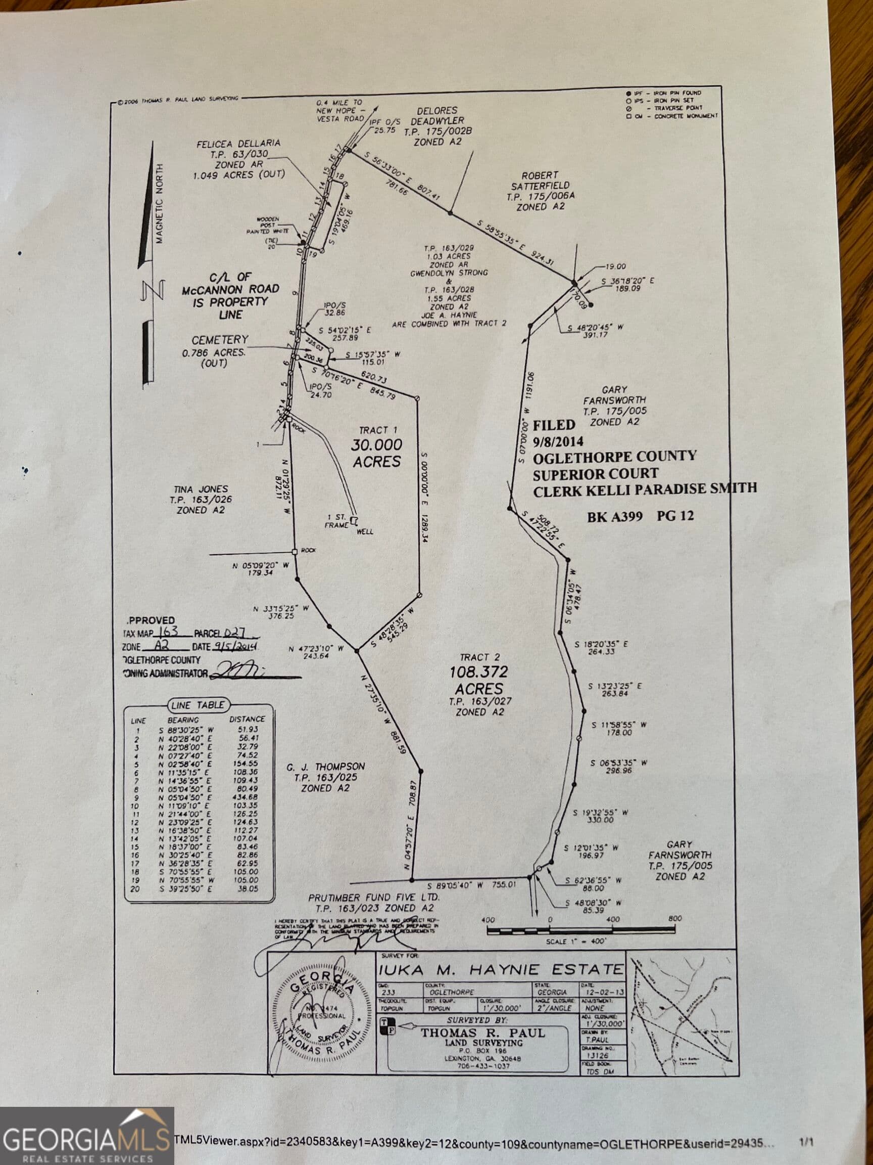 agriculture for sale at 0 McCannon Road, Carlton, GA 30627