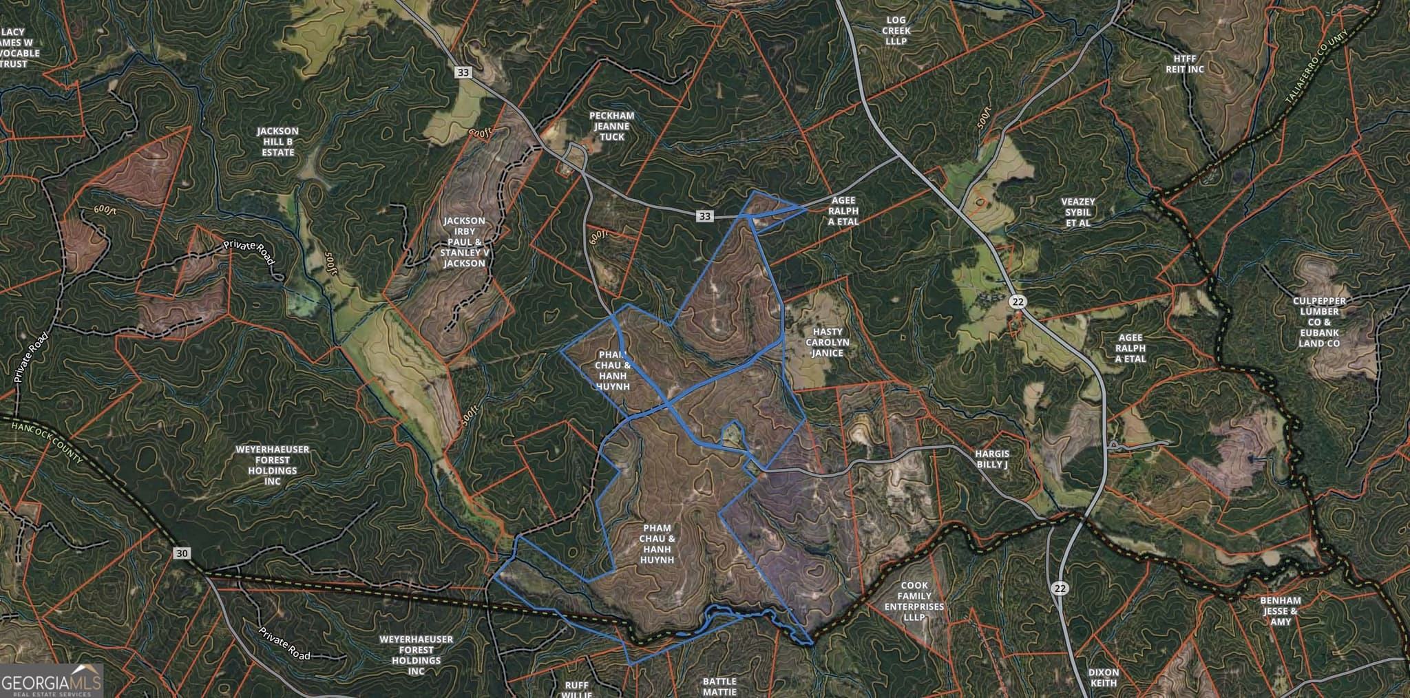 unimproved land for sale at 3877 Doug Stewart Road, Crawfordville, GA 30631 — photo 1 of 1