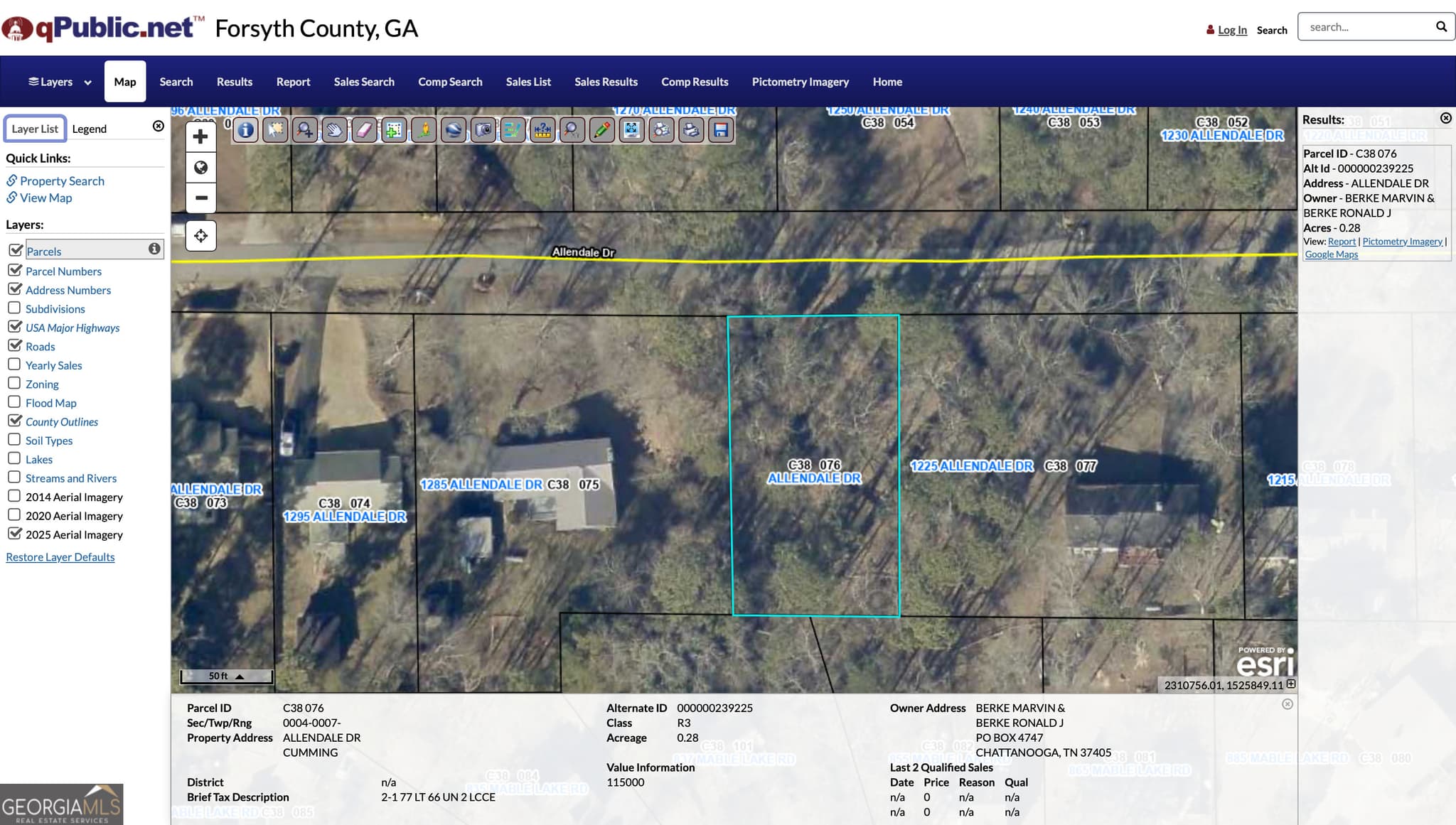 residential lot for sale at LOT 66 Allendale, Cumming, GA 30041 — photo 1 of 1