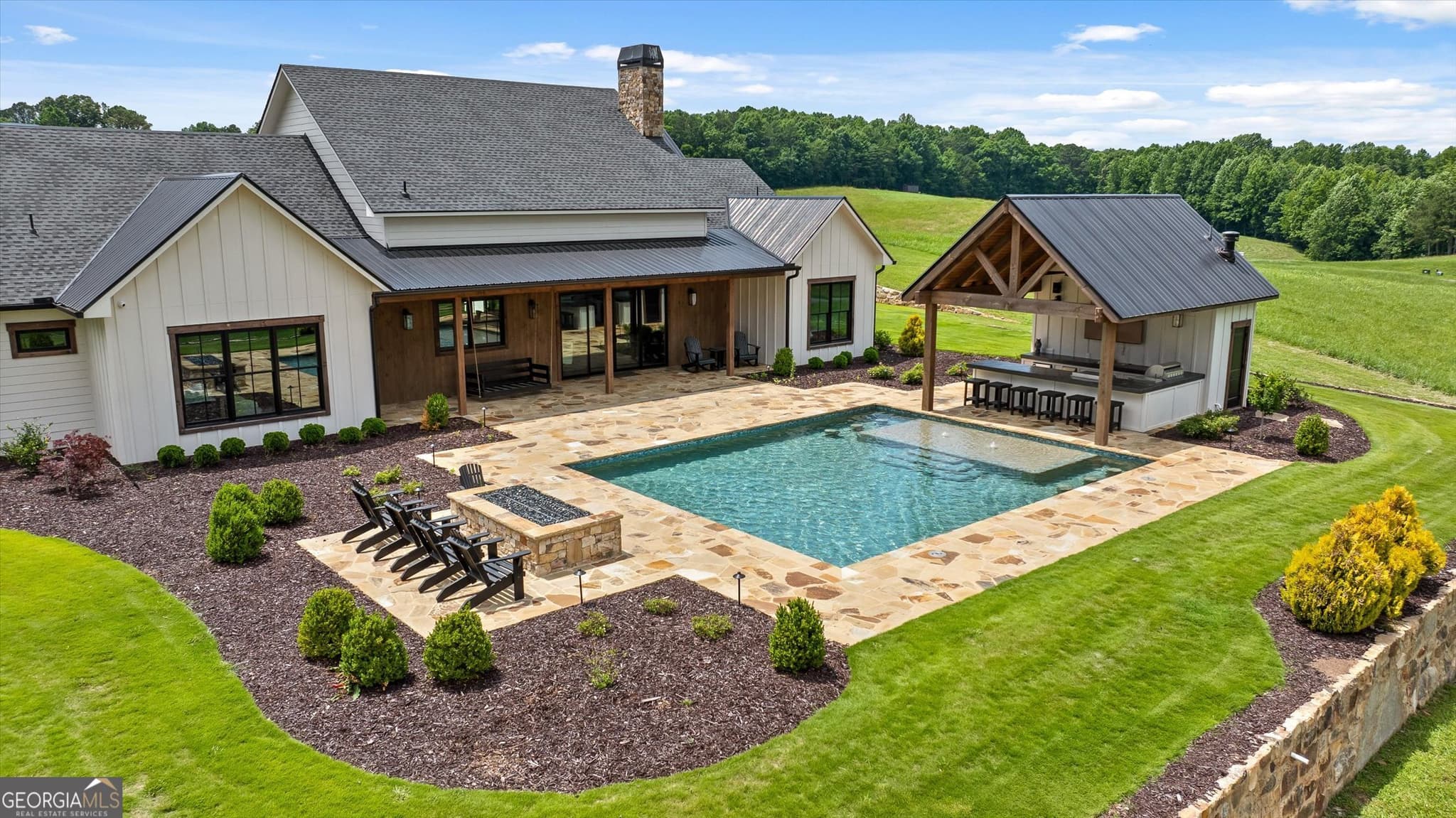 5 bedroom, 5.5 bathroom, 5,146 sq ft single family residence for sale at 84 Bravo Rivera Way, Ellijay, GA 30536 — photo 2