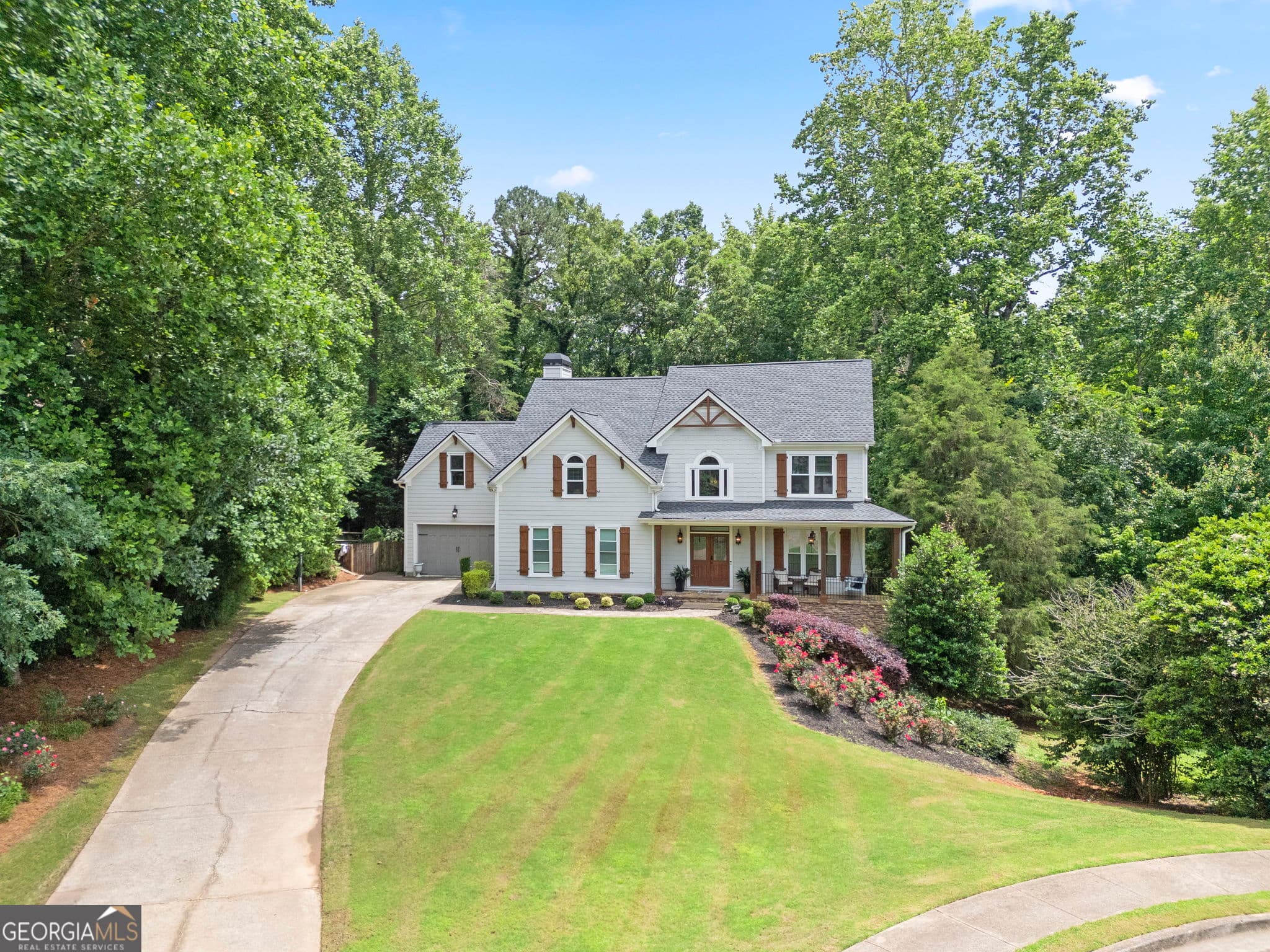 5 bedroom, 3.5 bathroom, 3,838 sq ft single family residence sold at 4105 Old Bark Way, Cumming, GA 30041