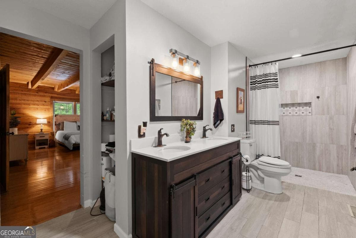 3 bedroom, 3 bathroom, 3,720 sq ft cabin,single family residence for sale at 140 J R Road, Cartersville, GA 30121 — photo 9
