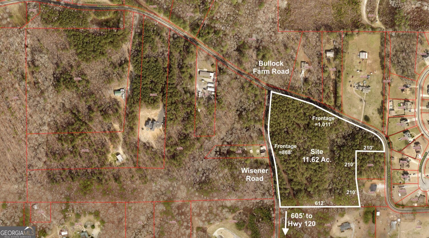 unimproved land for sale at 003 Bullock Farm Road, Dallas, GA 30157 — photo 1 of 13