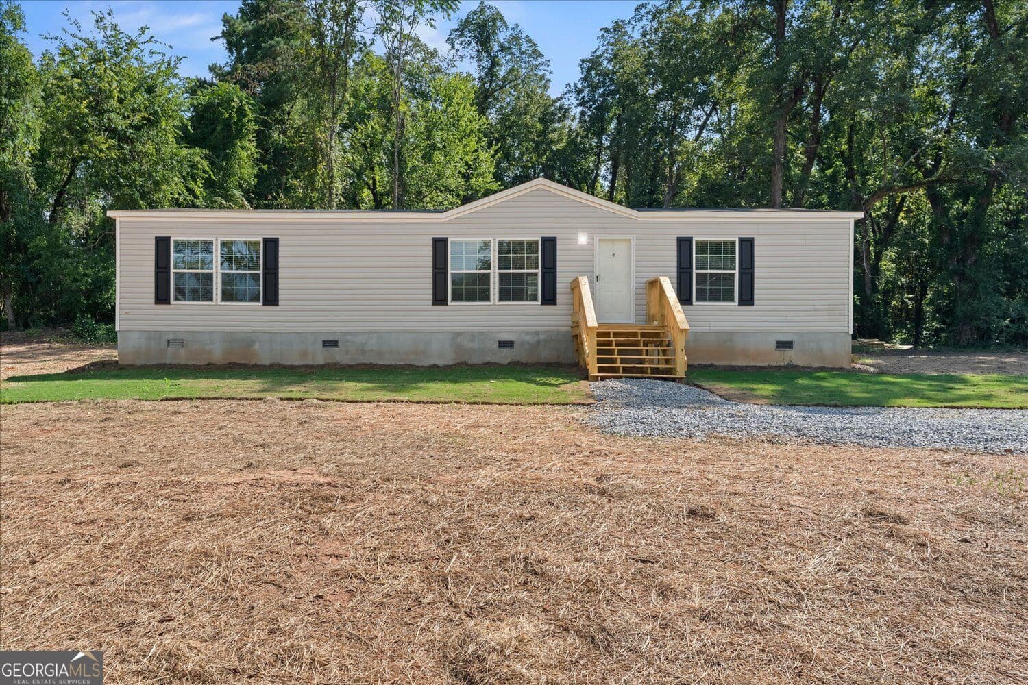3 bedroom, 2 bathroom, 1,344 sq ft manufactured home,single family residence for sale at 190 Nunn Road, Crawfordville, GA 30631