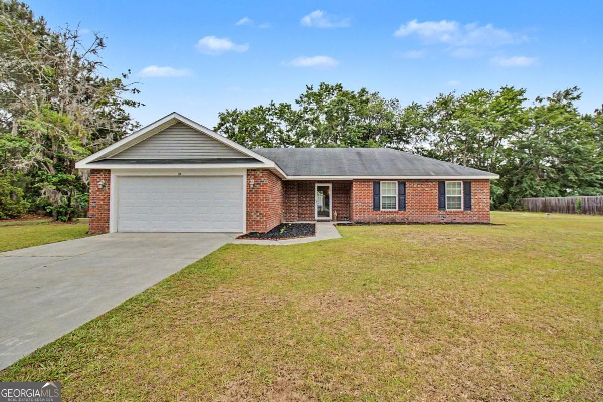 4 bedroom, 2 bathroom, 1,476 sq ft single family residence sold at 115 Cutters Gap, Ludowici, GA 31316