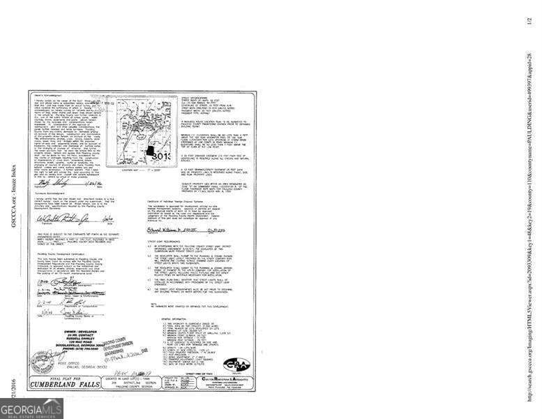 residential lot for sale at 50 Cumberland Creek Court, Dallas, GA 30132 — photo 1 of 2