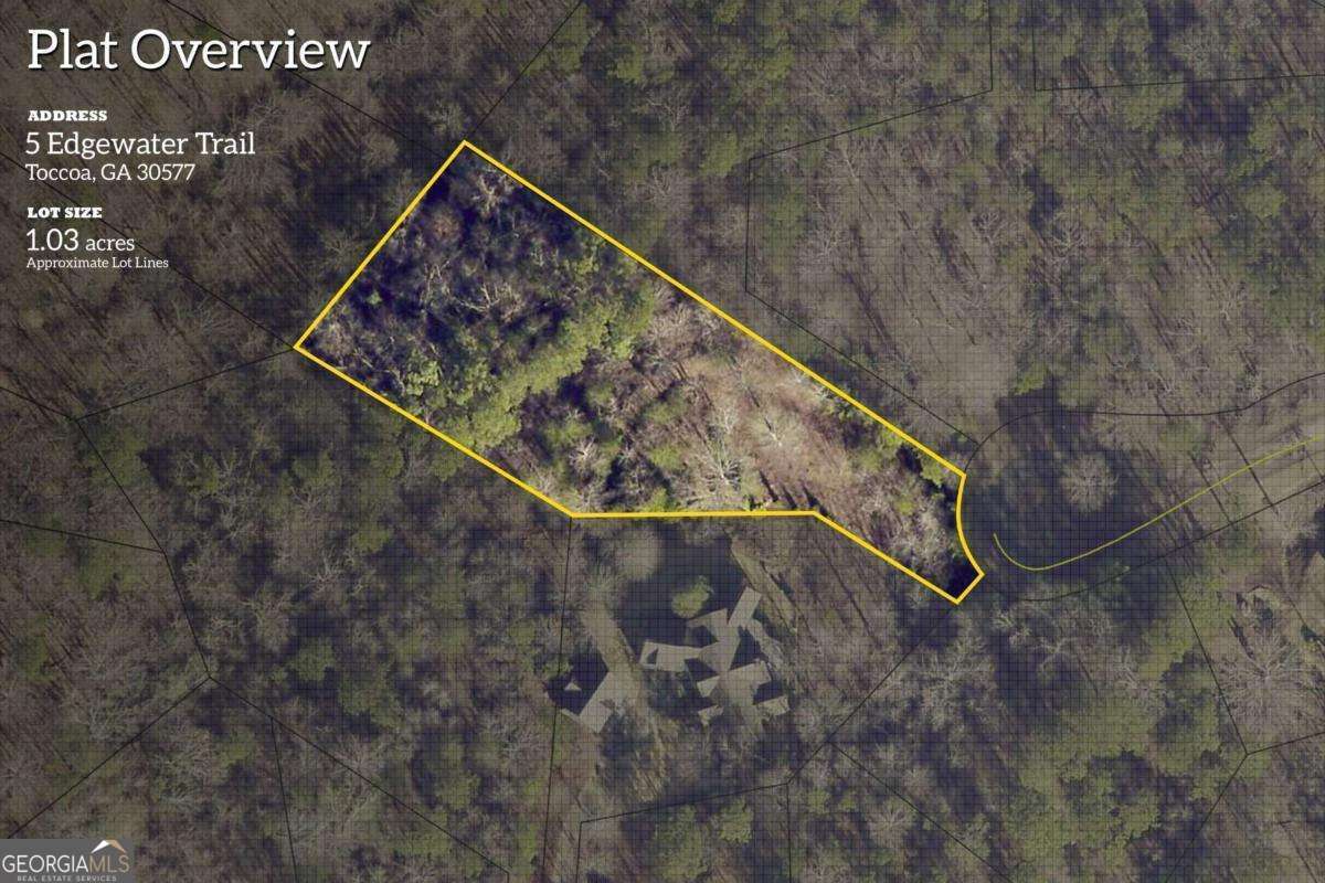 residential lot for sale at 5 Edgewater Trail, Toccoa, GA 30577 — photo 3