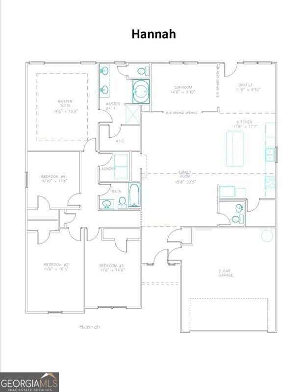 4 bedroom, 2.5 bathroom, 2,295 sq ft single family residence for sale at 482 Riley Circle, Milledgeville, GA 31061 — photo 10