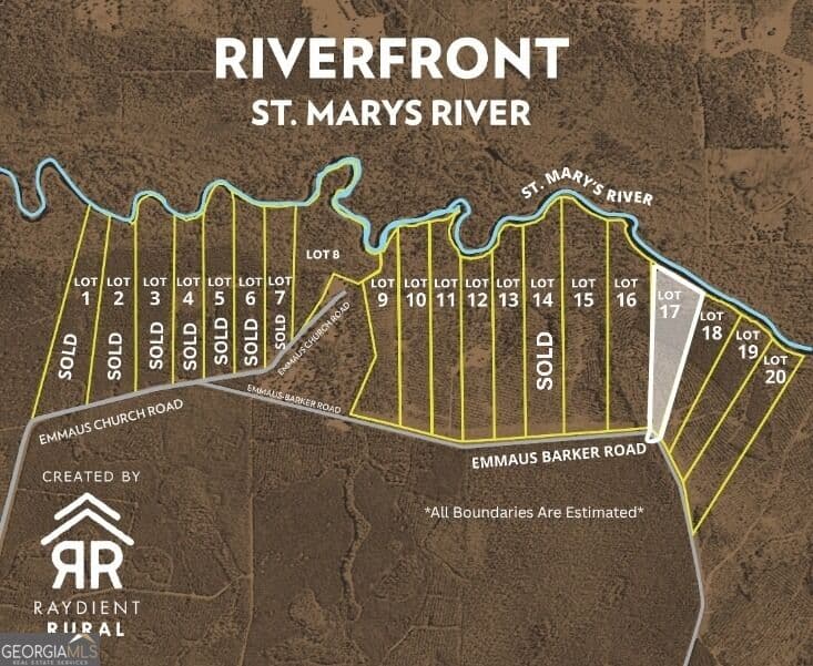 unimproved land for sale at LOT 17 Emmaus Barker Road, St. George, GA 31562