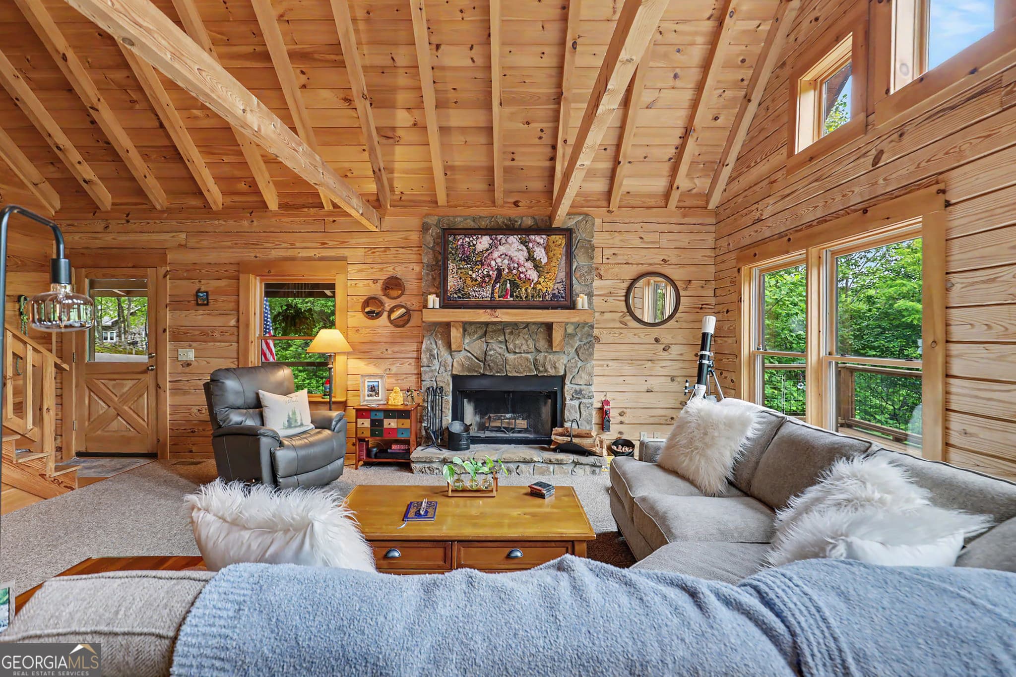 3 bedroom, 3 bathroom, 2,448 sq ft cabin,single family residence for sale at 481 Top O Pinnacle Drive, Clayton, GA 30525 — photo 8