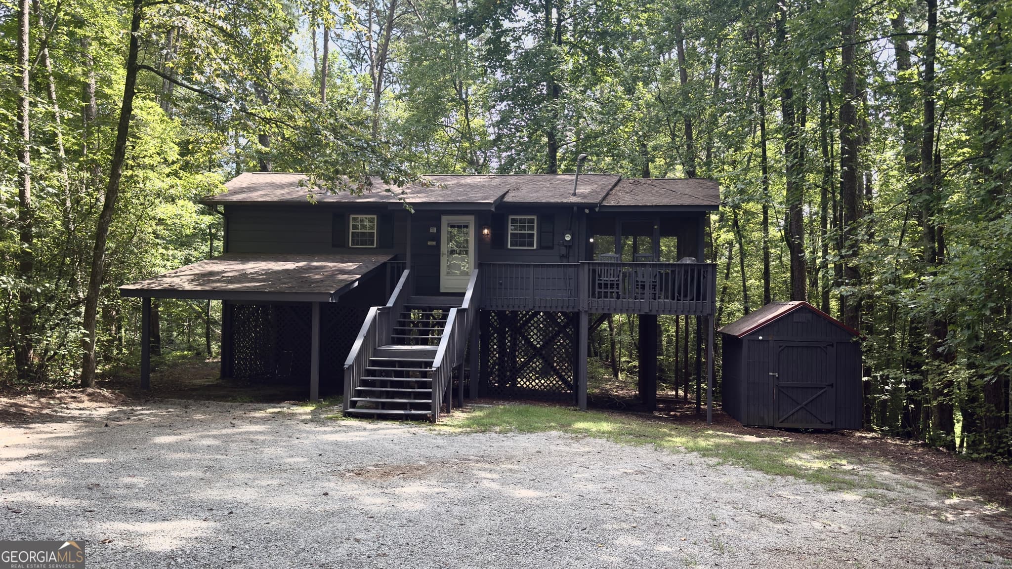 2 bedroom, 1 bathroom, 640 sq ft single family residence sold at 498 Chastain Road, Sautee Nacoochee, GA 30571