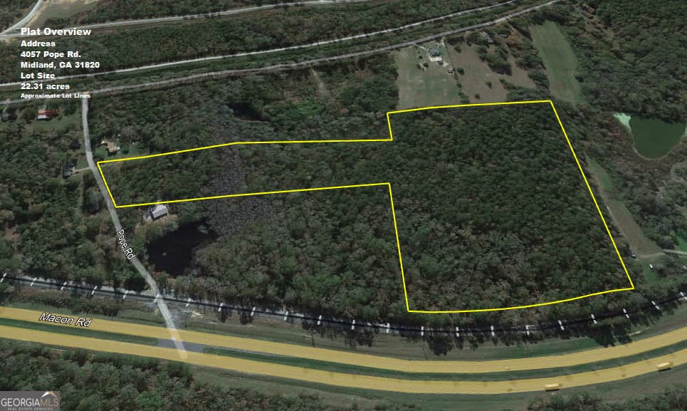unimproved land for sale at 4057 Pope Road, Midland, GA 31820