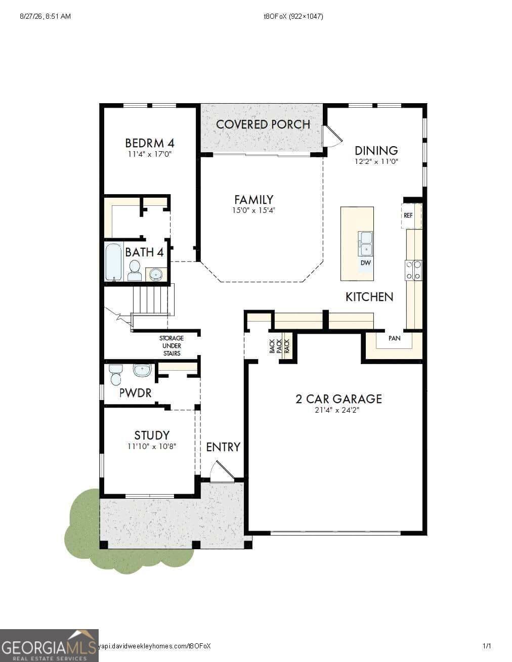 4 bedroom, 4.5 bathroom, 3,012 sq ft single family residence for sale at 4795 Briscoe Drive, Cumming, GA 30028 — photo 3